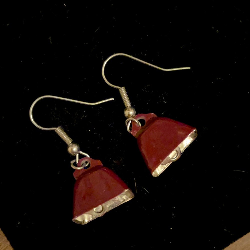 Cowbell Earrings
